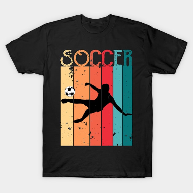 Soccer Retro T-Shirt by Cooldruck